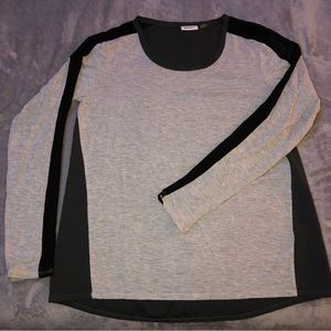 DKNY black/ grey long sleeve shirt